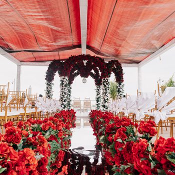 From an Italian welcome dinner to an Arabic Sangeet, this Dubai wedding saw stellar decor themes!