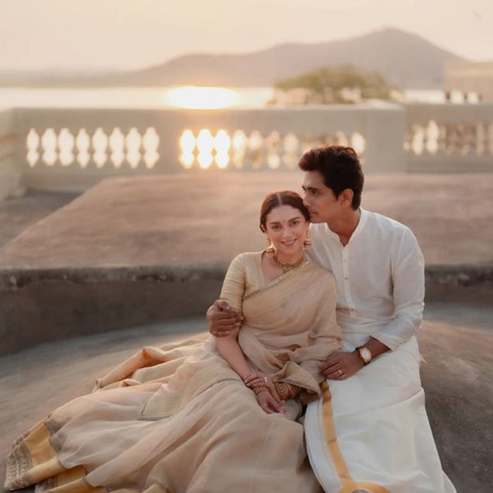 Aditi Rao Hydari and Siddharth, Alila Fort Bishangarh, Rajasthan