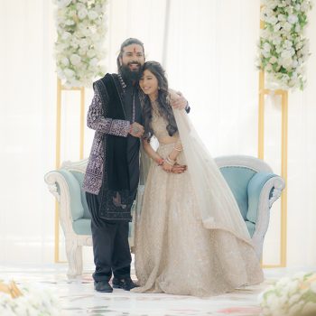 Surrounded by lush greenery and glamour – this couple’s wedding was picturesque!