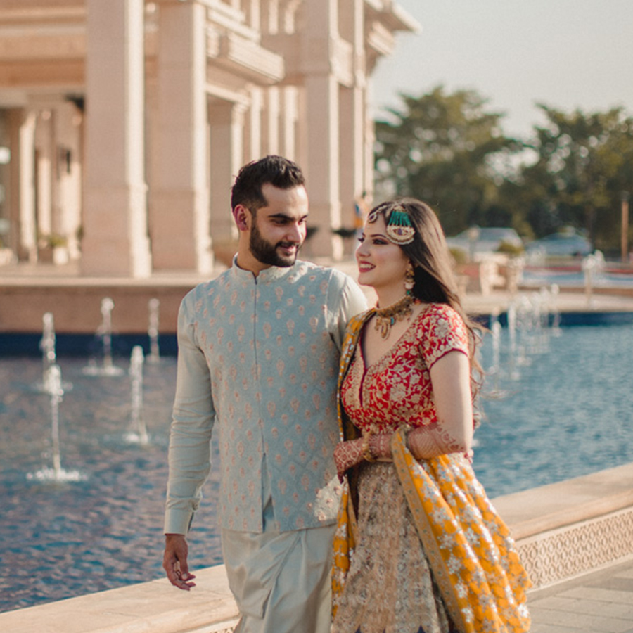 Arpita and Suhail, Gurgaon  Indian groom dress, Wedding outfits for groom,  Couple wedding dress