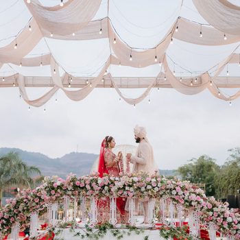 Framed by vivid decor themes and rousing revelries, this couple pledged eternal love amidst the misty hills of Lonavala