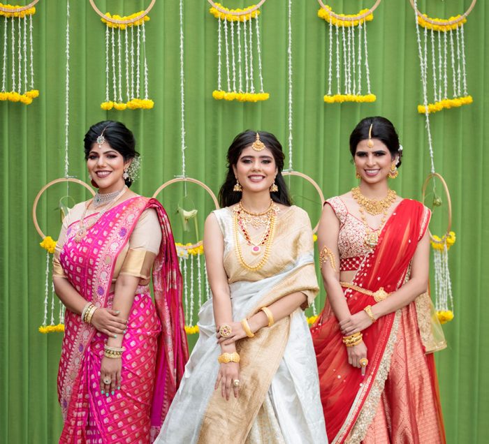 Three inspiring looks for trendy South Indian brides