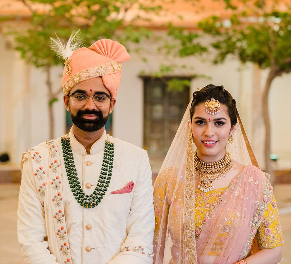 Tripti and Divyanshu, Hotel Fateh Garh, Udaipur