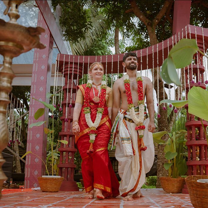 Elizabeth Gregor and Akshay Joseph, Kumarakom Lake Resort, Kerala