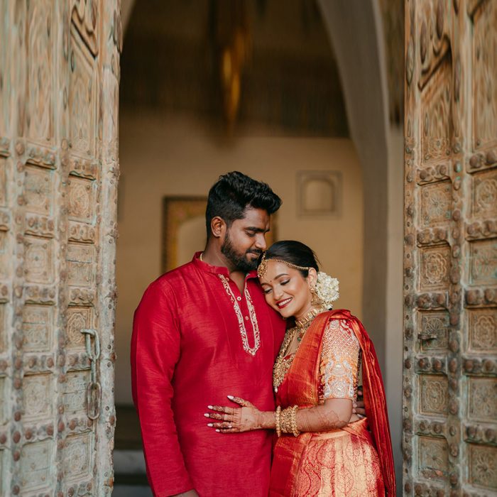 Dr. Kajal Komal and Ajul Krishnan, Chomu Palace Hotel, Jaipur