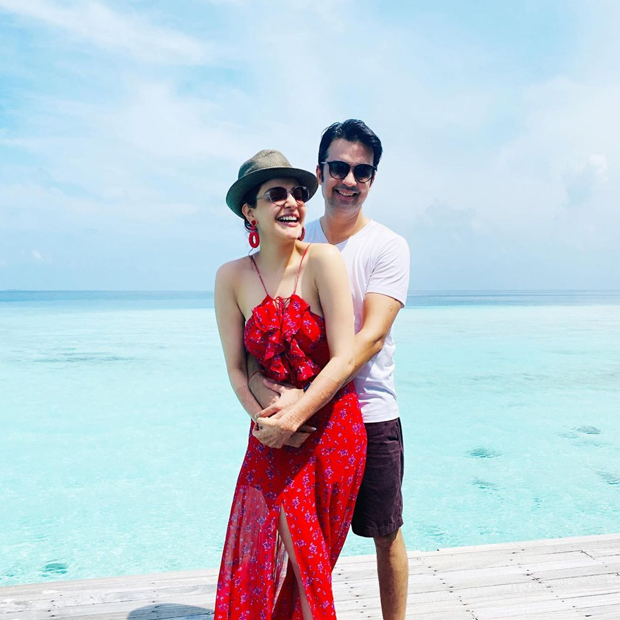 Kajal Aggarwal and Gautam Kitchlu | Maldives | Celebrity Honeymoon ...