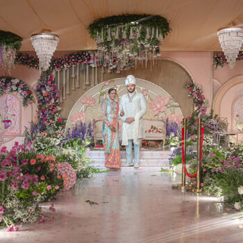 An engagement that celebrated Radha and Krishna’s love