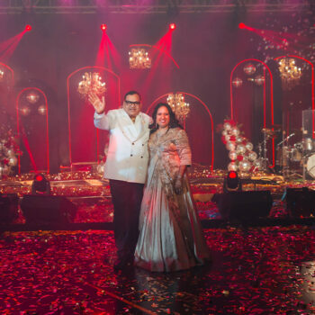 Honoring enduring love, this 25th anniversary celebration struck a fine balance between grandeur and intimacy