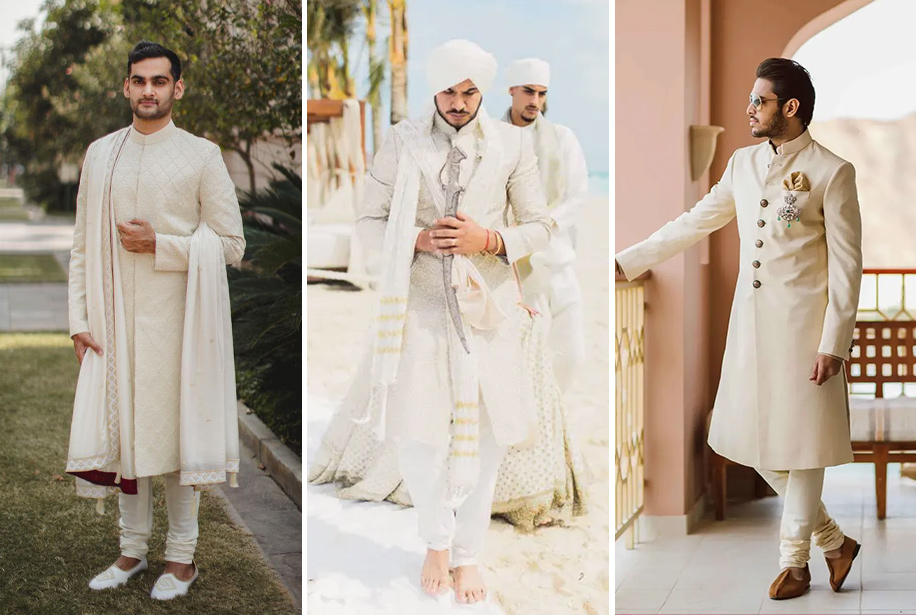 Real Grooms who picked neutral outfits for their Indian wedding ...