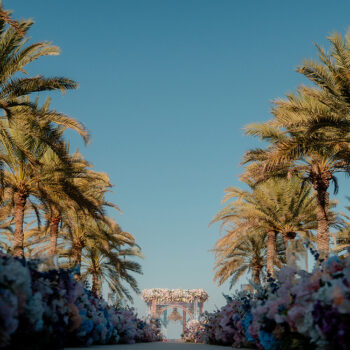 A grand four-day destination wedding in Oman that blended Bollywood energy with beachside serenity!
