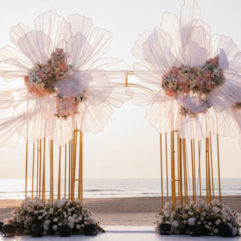 From the joy of the disco to the romance of candlelight, this wedding saw it all