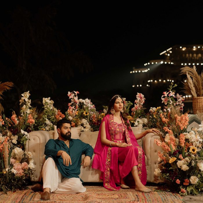 Rijul and Sonia, Tijara Fort-Palace, Rajasthan