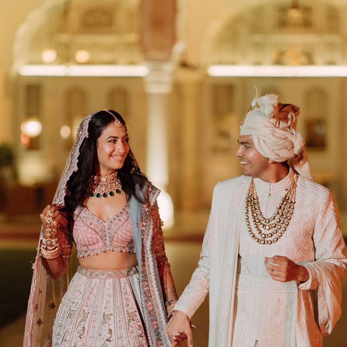 Rupal Gupta and Tanmay Khandelwal, Rambagh Palace, Jaipur