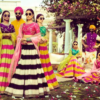 slim fit dress slacks Stunning rani pink sabyasachi bridal lehenga – Shopping World main image 0