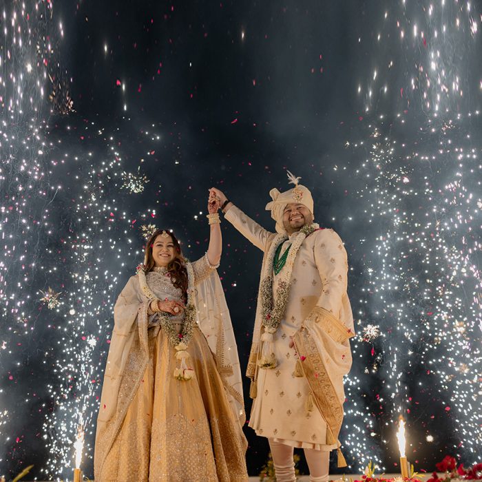 Sachi Shah and Namit Sata, LabhGarh Palace Resort & Spa, Udaipur