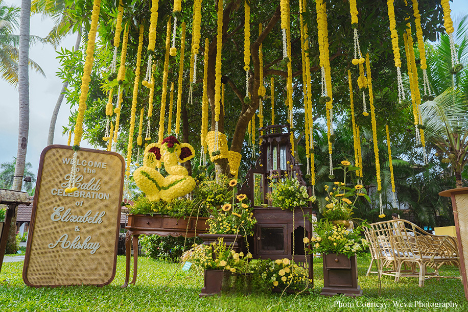 Elizabeth Gregor and Akshay Joseph, Kumarakom Lake Resort, Kerala