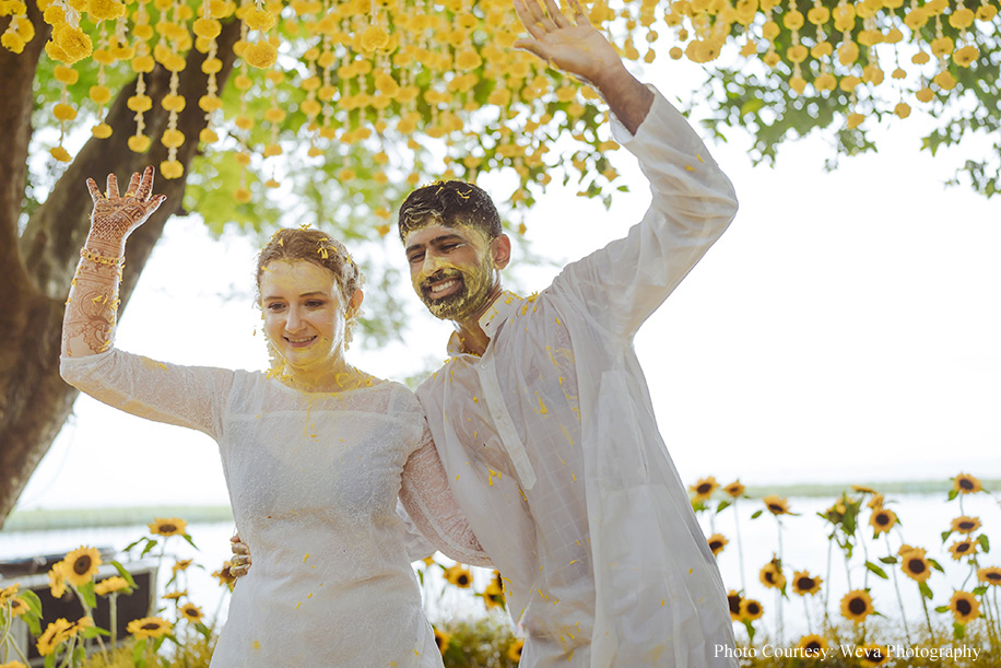 Elizabeth Gregor and Akshay Joseph, Kumarakom Lake Resort, Kerala