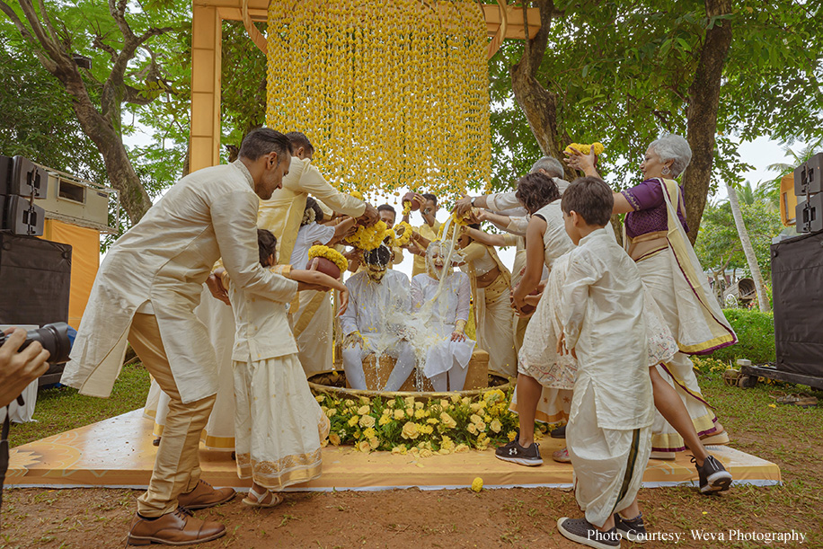 Elizabeth Gregor and Akshay Joseph, Kumarakom Lake Resort, Kerala