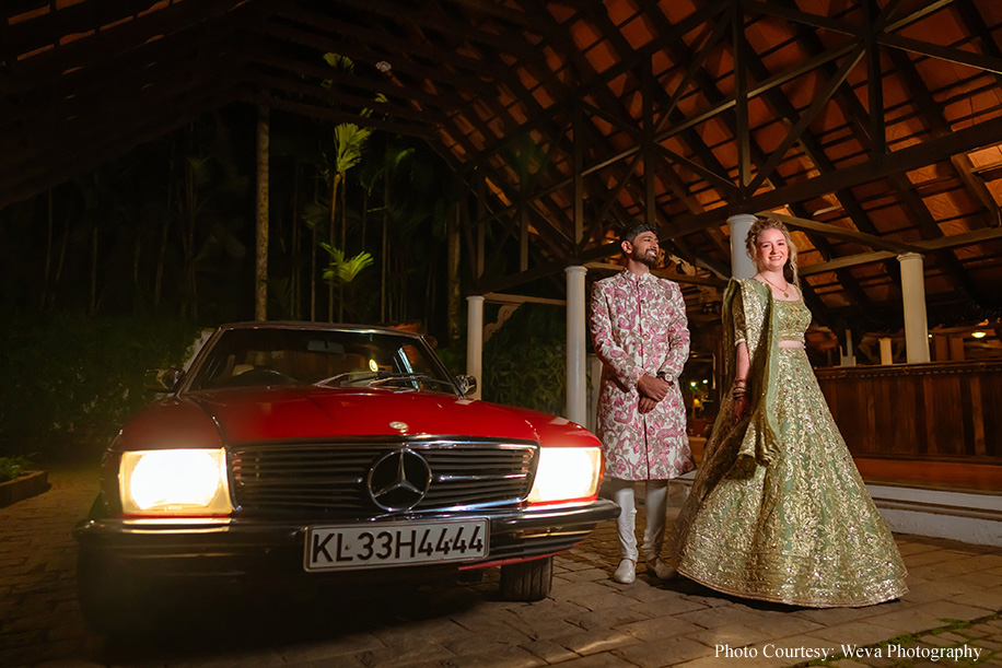 Elizabeth Gregor and Akshay Joseph, Kumarakom Lake Resort, Kerala