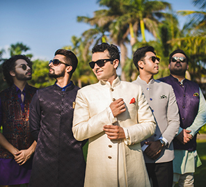 Indian Groom Groomsmen Fashion Ideas Inspiration Groom