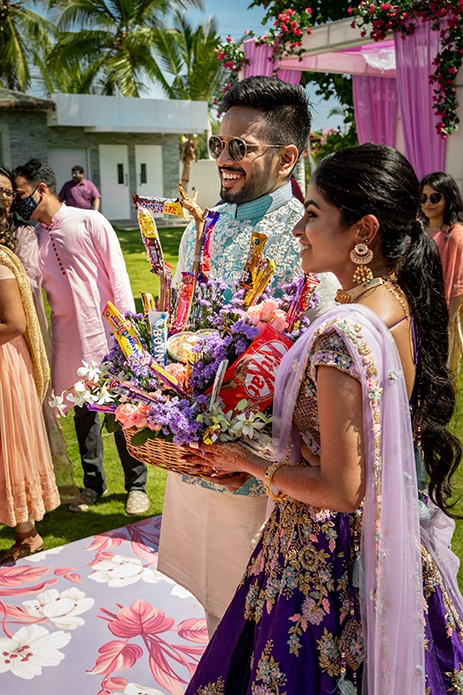 Aishwarya Subha and Gautham Sethuraman, Grande Bay Resort and Spa Mahabalipuram