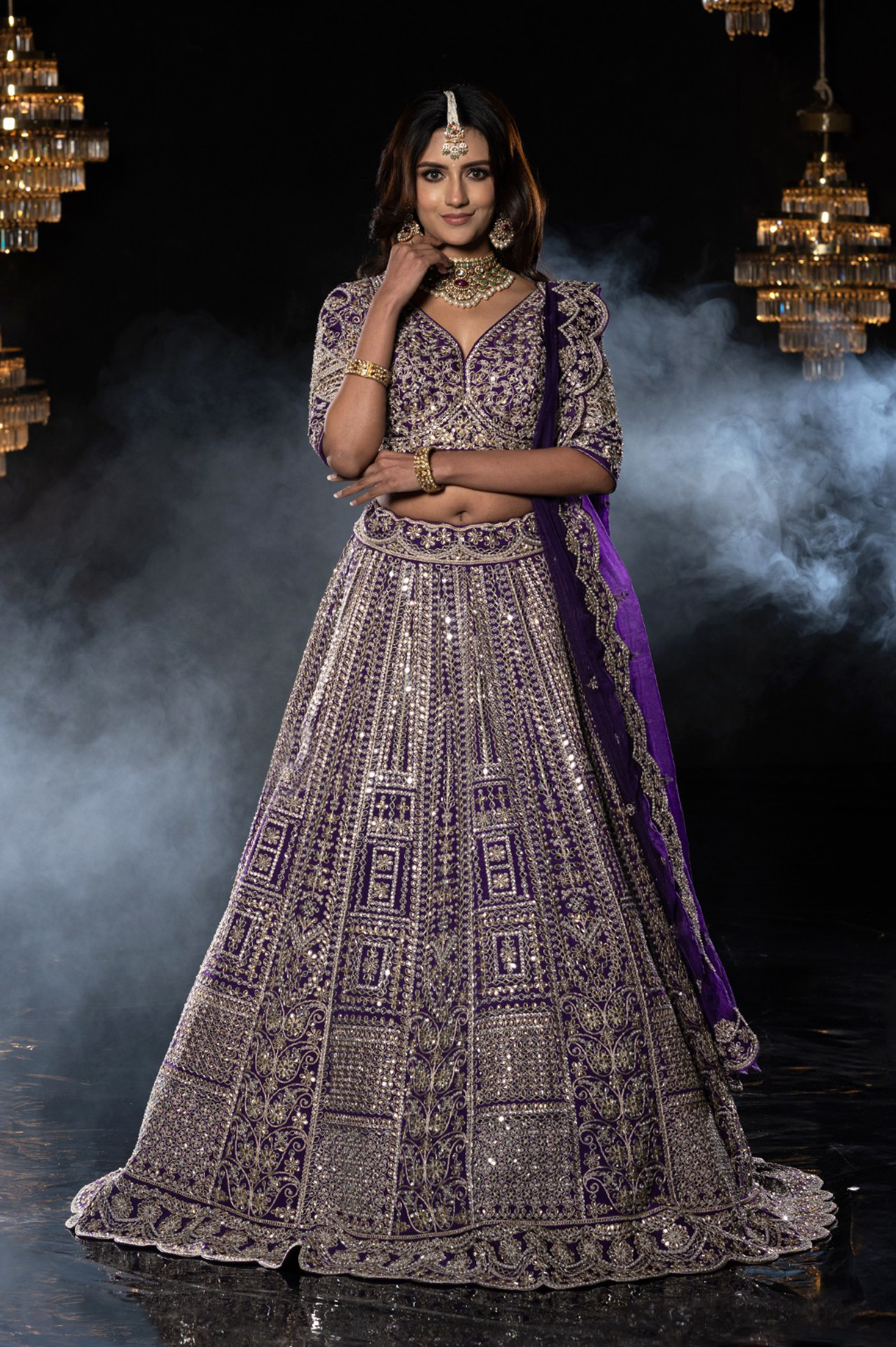 Purple Lehenga