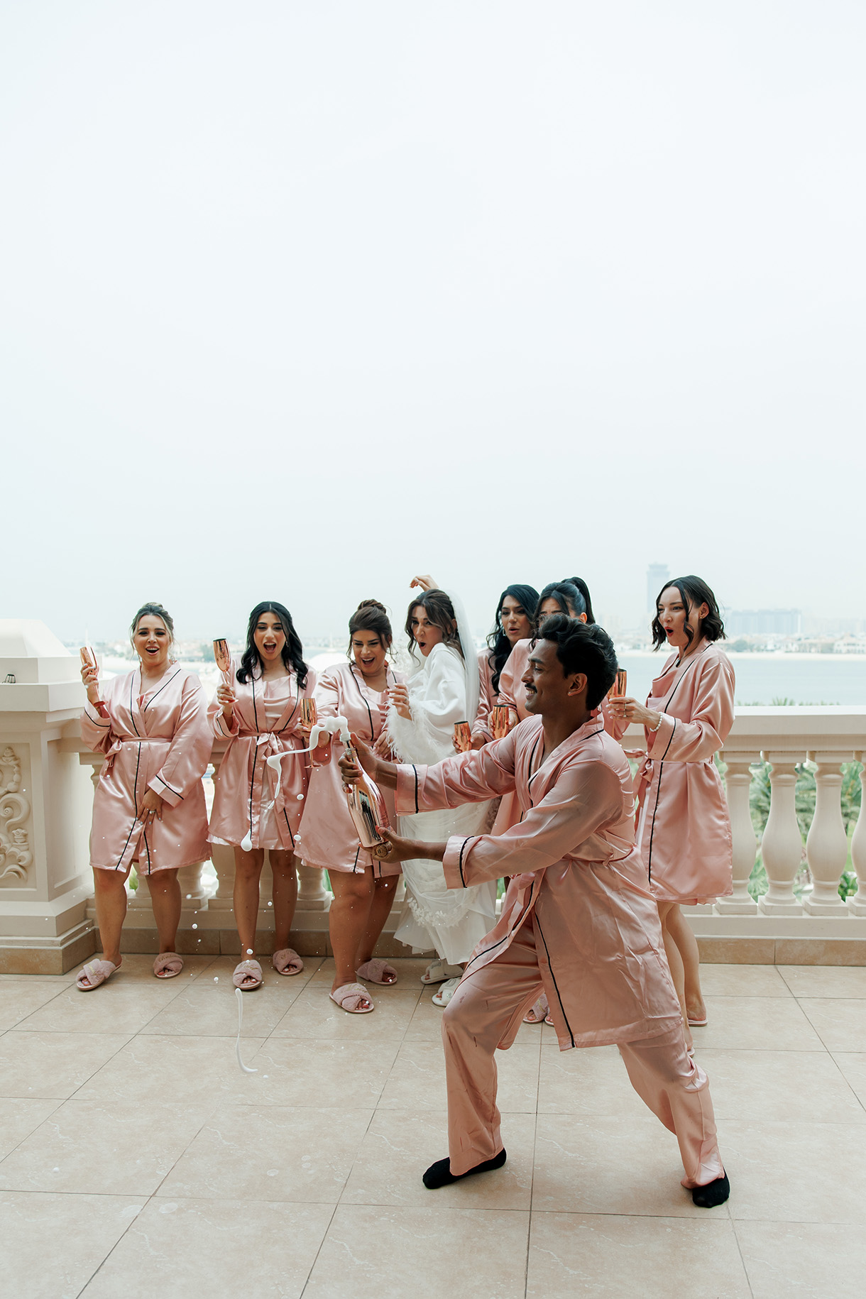 Karun Advani and Sarvnaz Amidi