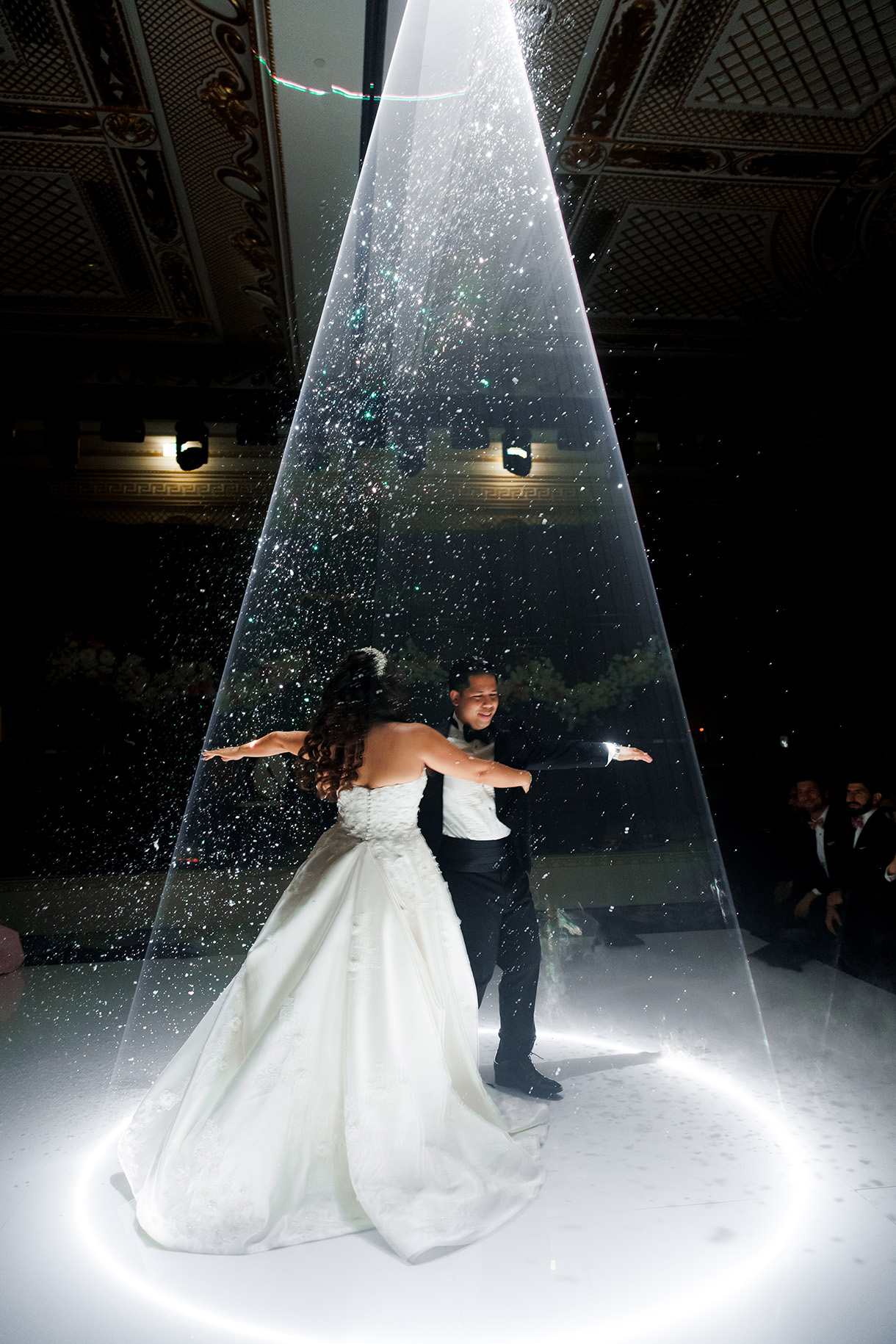 Karun Advani and Sarvnaz Amidi