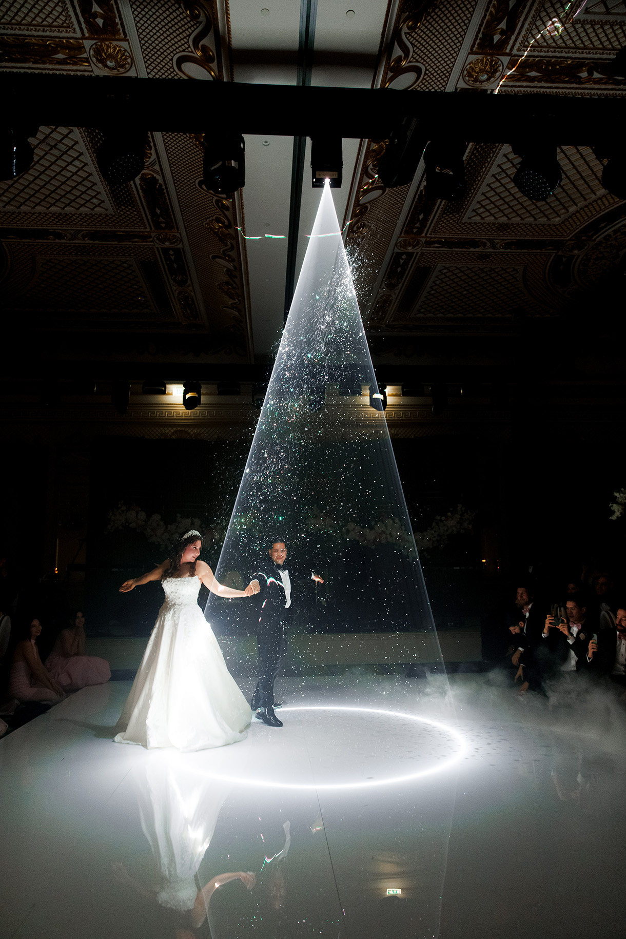 Karun Advani and Sarvnaz Amidi