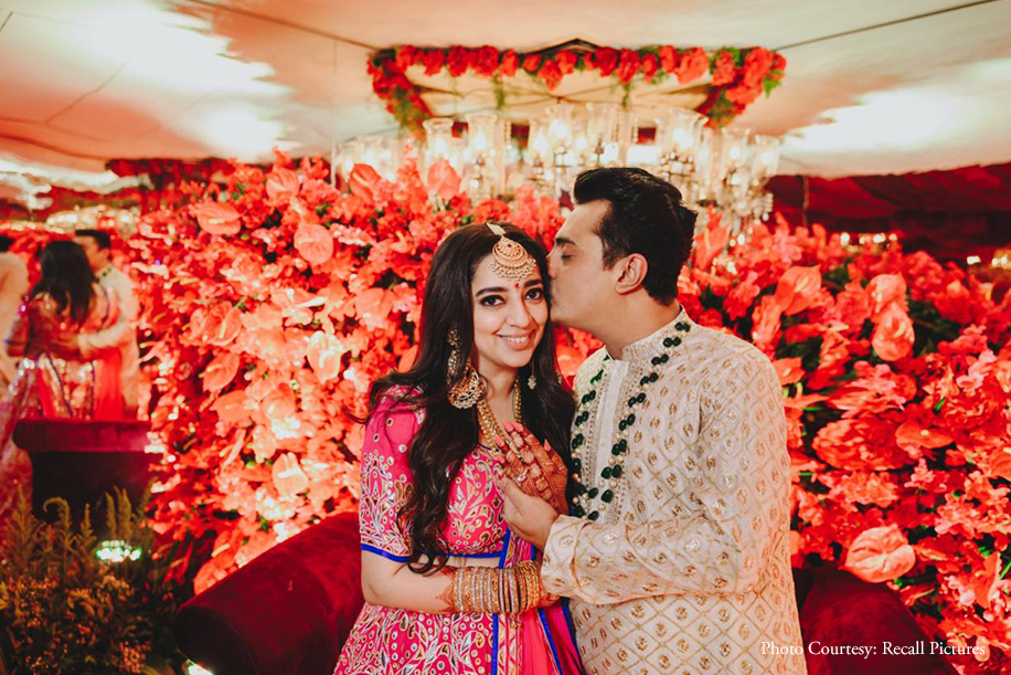 Nidhi and Binoy engagement