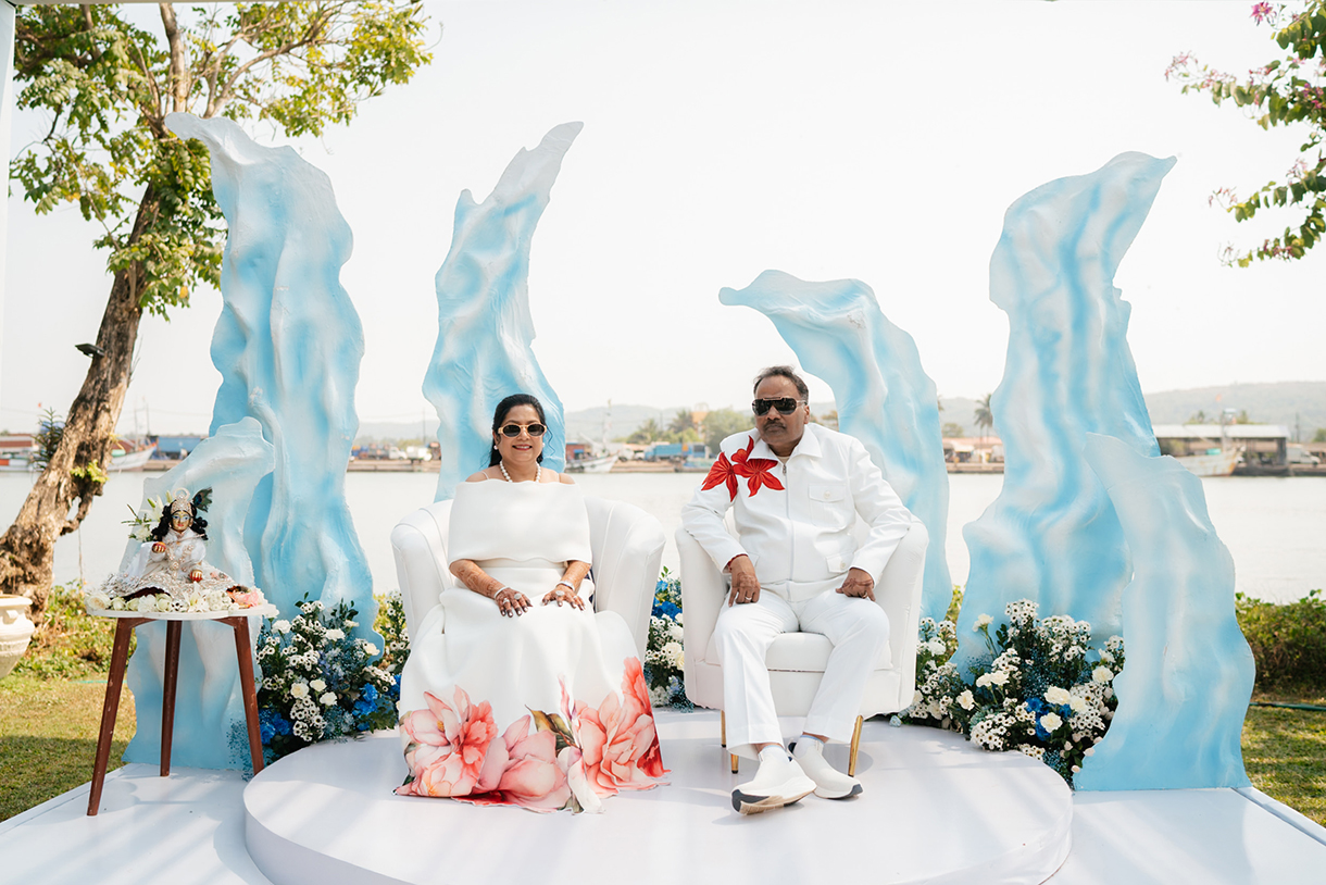 Rekha and Dhiraj