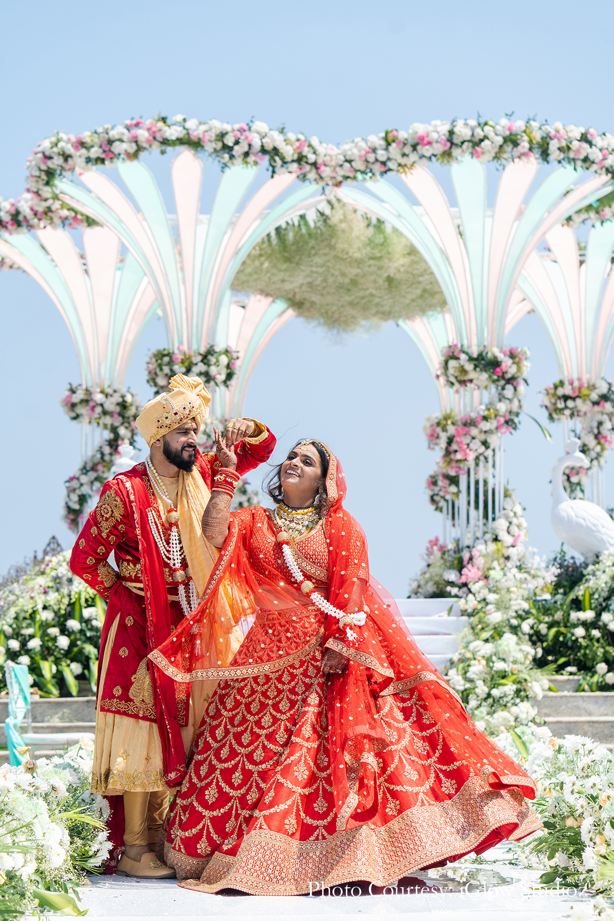 Sneha and Shalin, Mahabalipuram