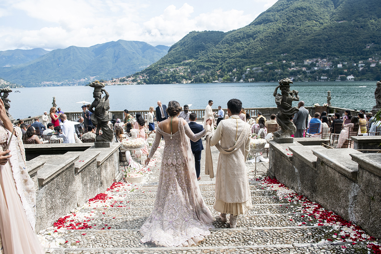 Sophiya Faizal and Imad Ali, Villa Pizzo, Italy