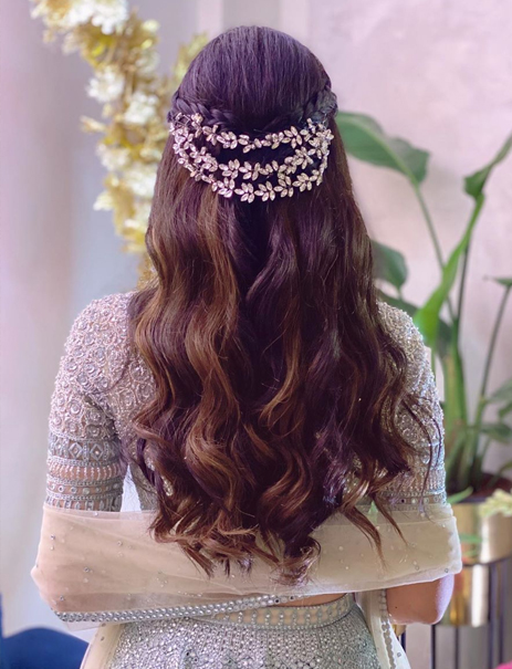 Buy Indian Hair Jewellery Gold Look Guaranteed Hair Clips Flower Design  Bridal Hair Accessories Online