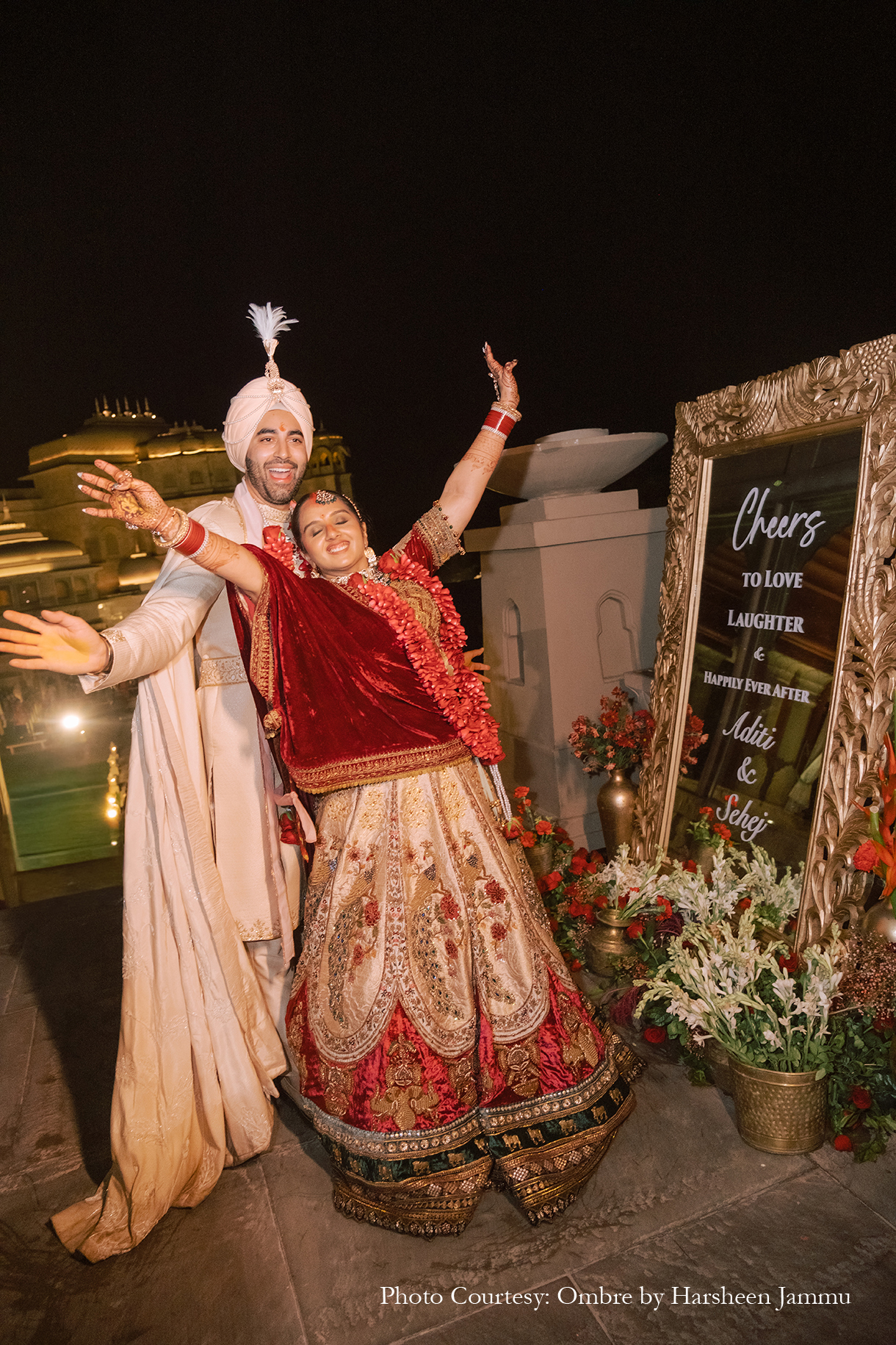 Aditi Asthana and Sehej Chaddha, Fairmont Jaipur