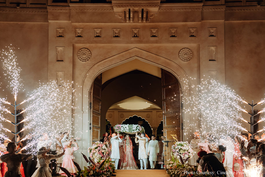 Anushruti Agarwal and Kush Swarup, Fairmont Jaipur