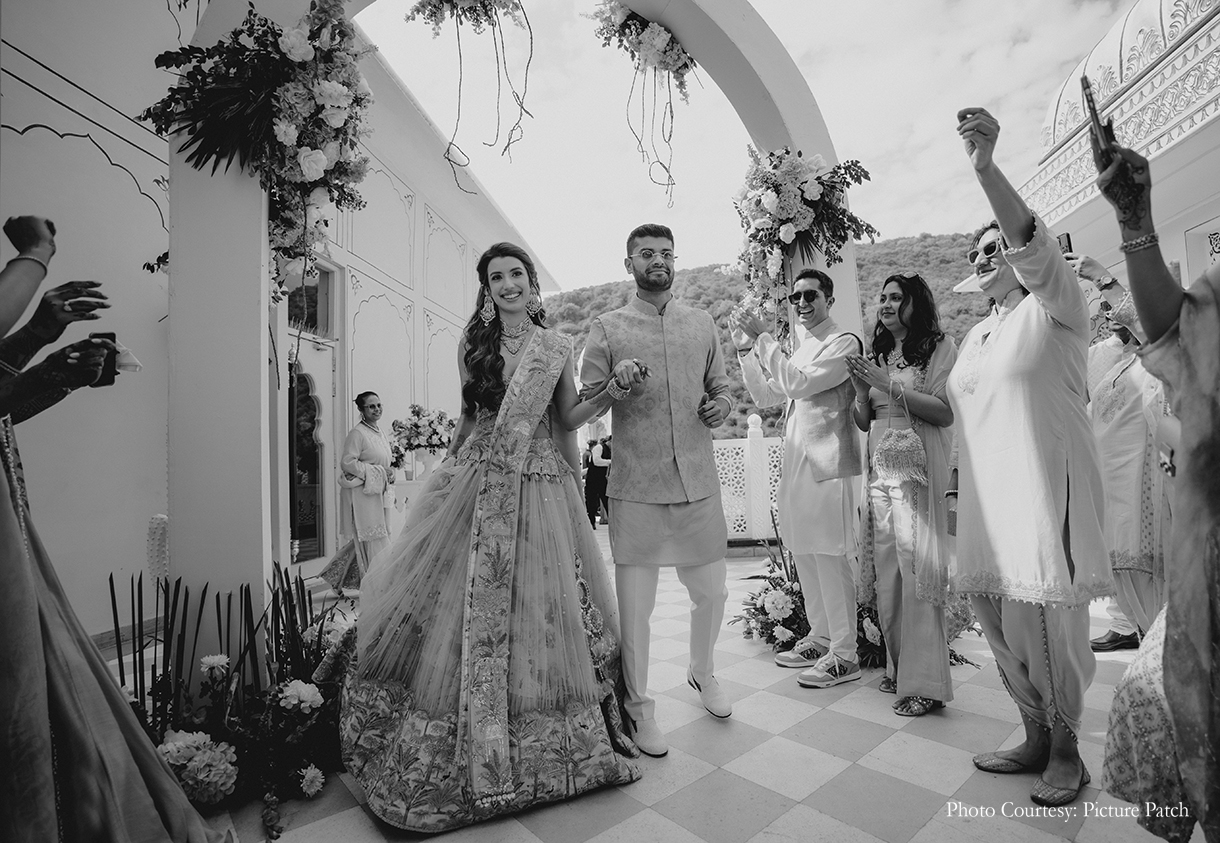 Ashna Mahajan and Rishi Paranjpe, The Leela Palace Jaipur