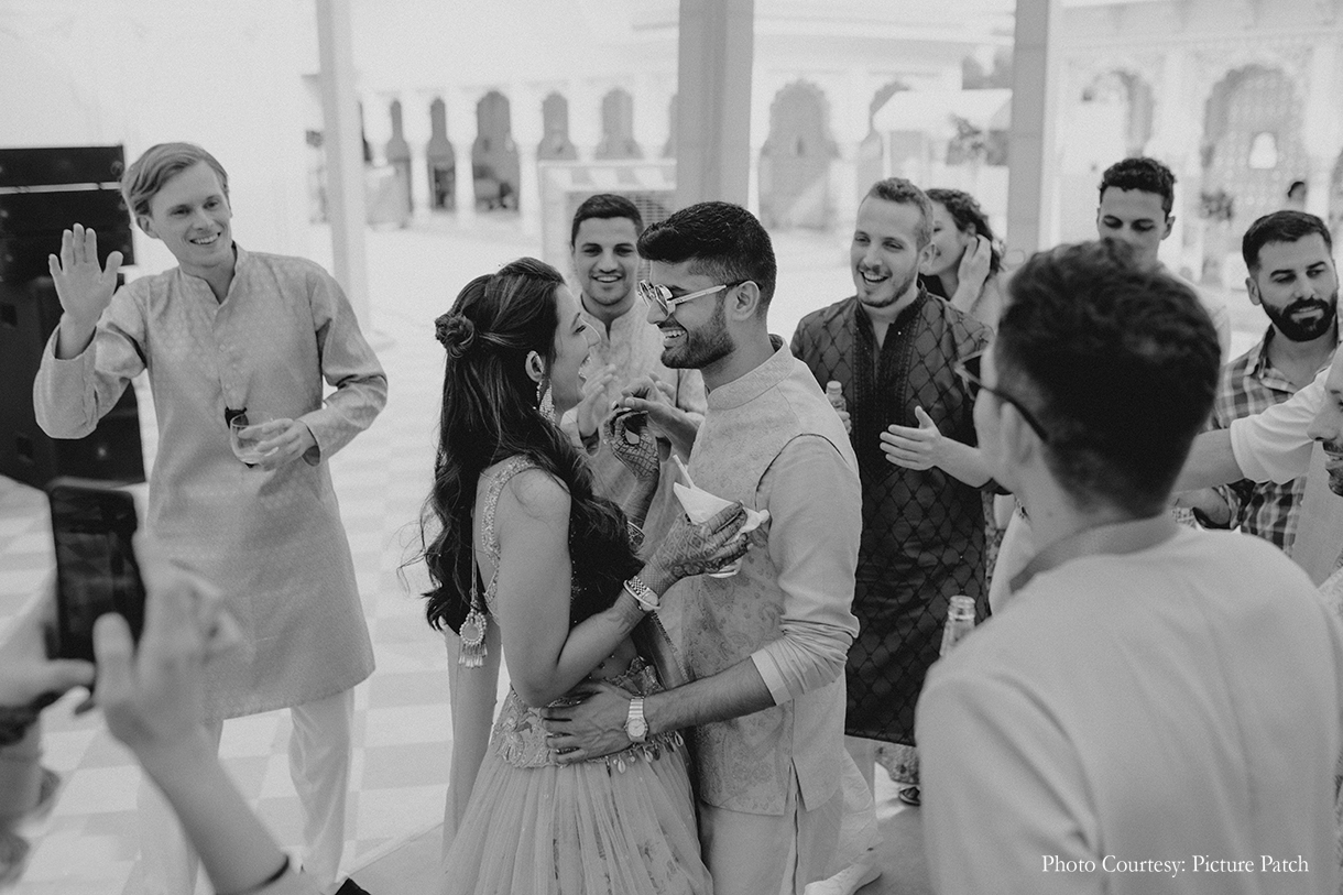 Ashna Mahajan and Rishi Paranjpe, The Leela Palace Jaipur