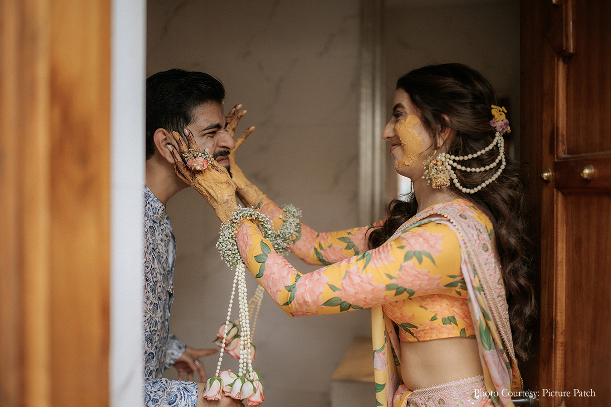 Ashna Mahajan and Rishi Paranjpe, The Leela Palace Jaipur