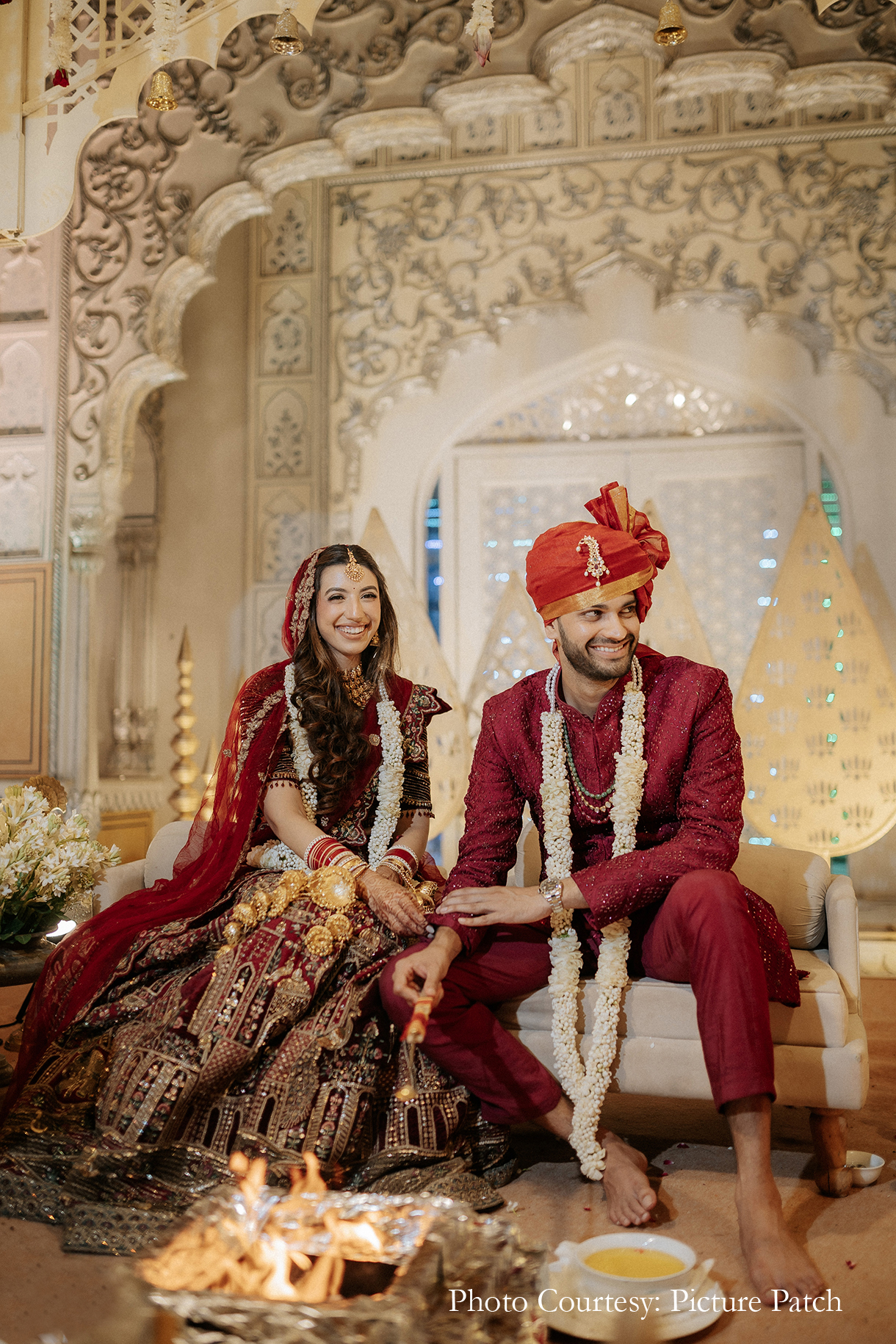 Ashna Mahajan and Rishi Paranjpe, The Leela Palace Jaipur