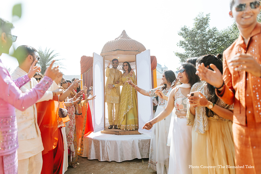 Neha Ostwal and Sparsh Mutha, Jaipur