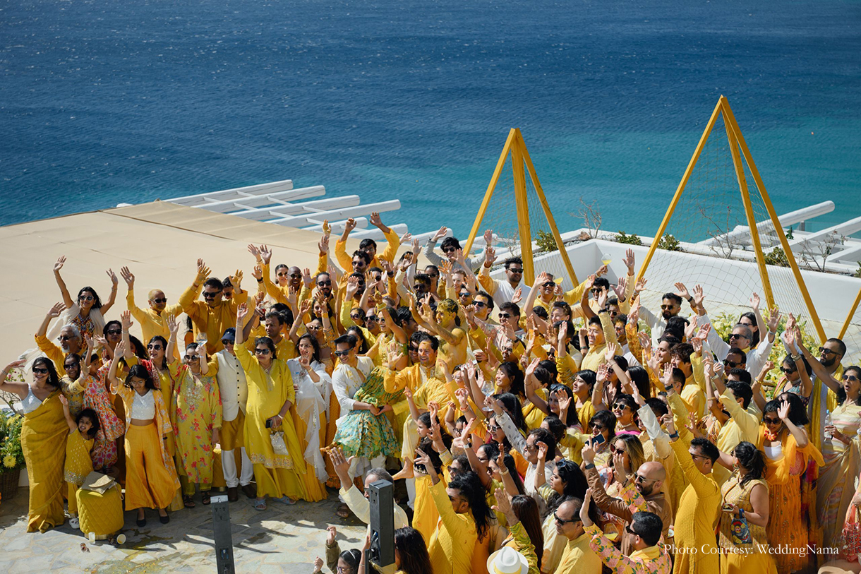 Nikita Agarwal and Rishi Khanna, Mykonos