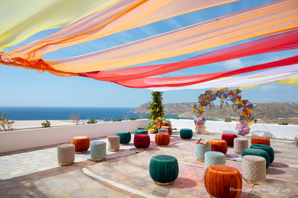 Nikita Agarwal and Rishi Khanna, Mykonos