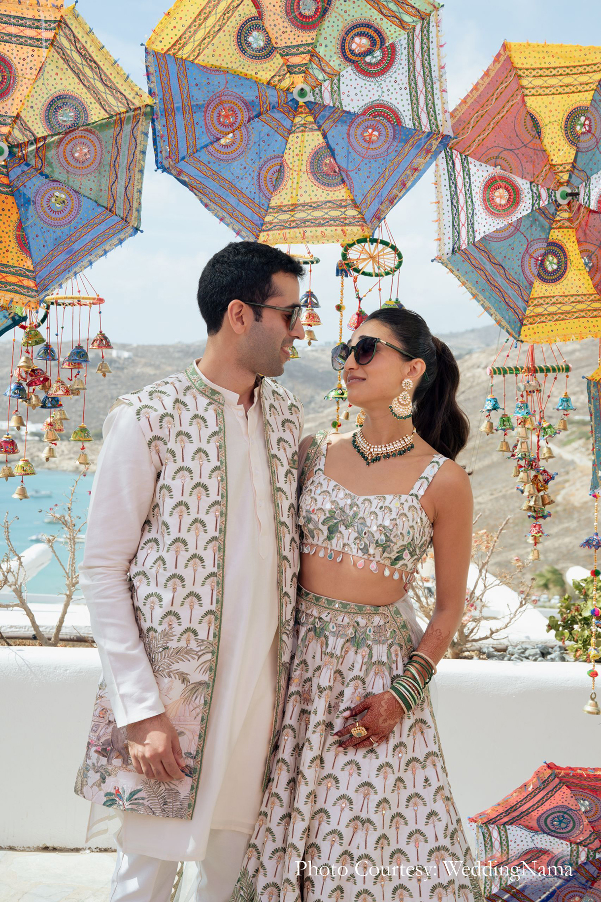 Nikita Agarwal and Rishi Khanna, Mykonos