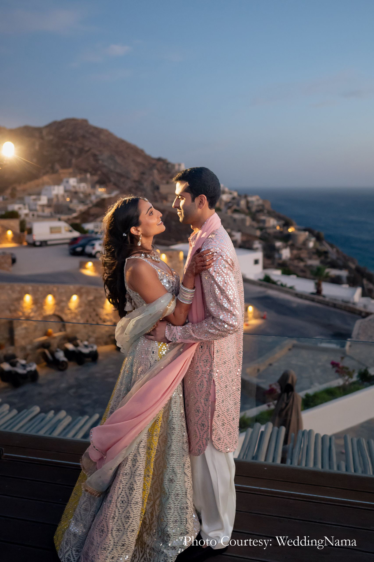 Nikita Agarwal and Rishi Khanna, Mykonos