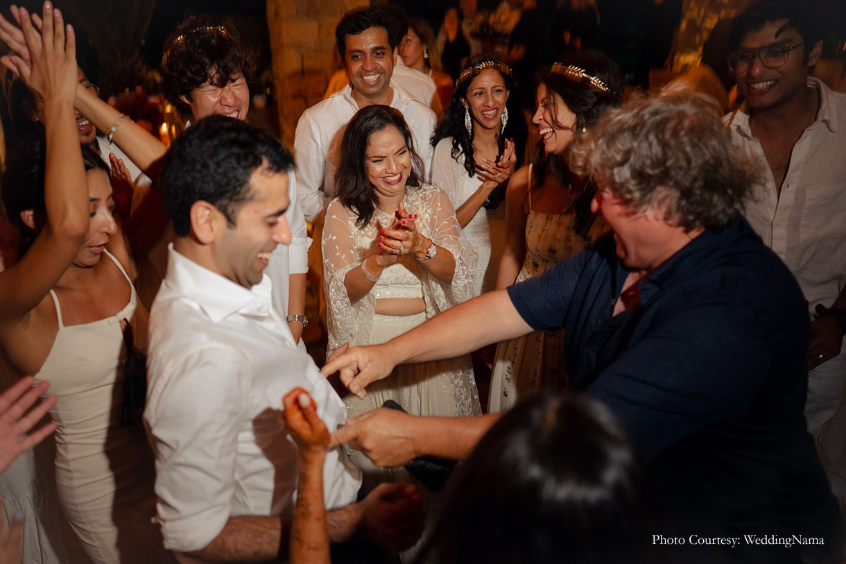 Nikita Agarwal and Rishi Khanna, Mykonos