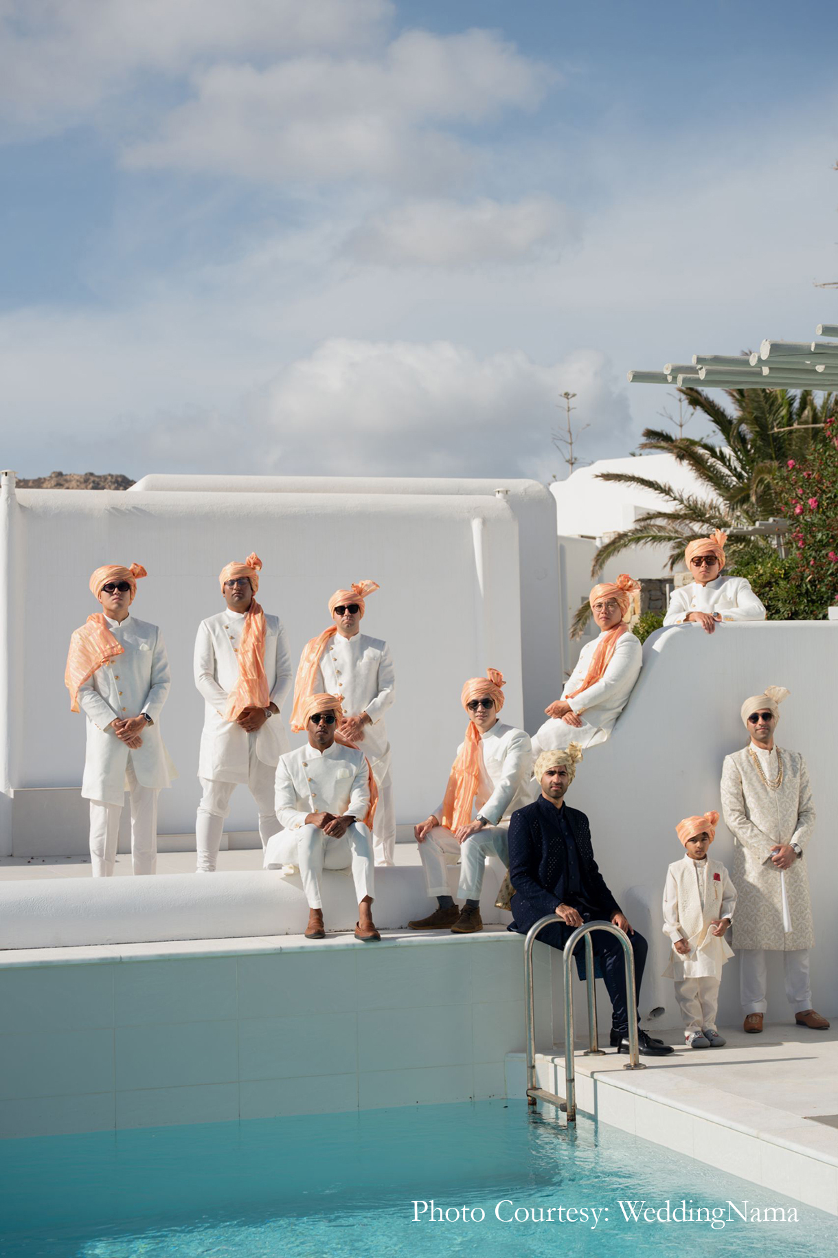 Nikita Agarwal and Rishi Khanna, Mykonos