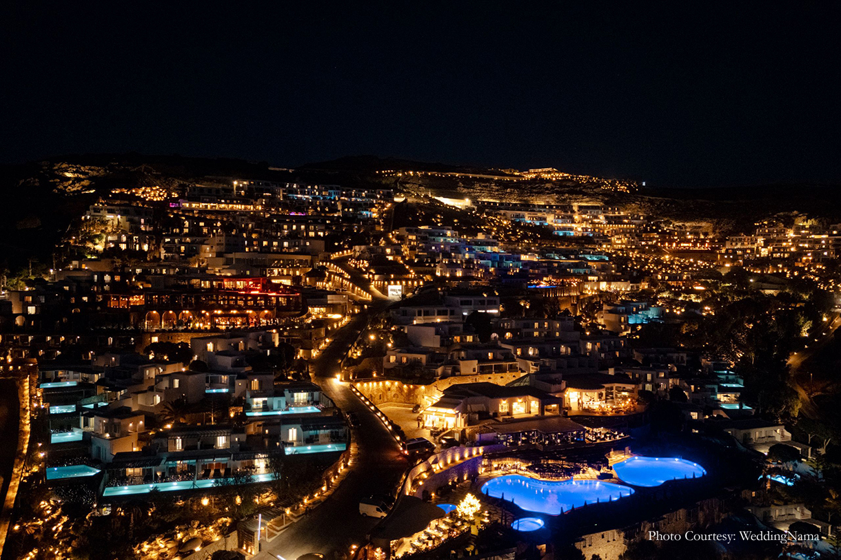 Nikita Agarwal and Rishi Khanna, Mykonos