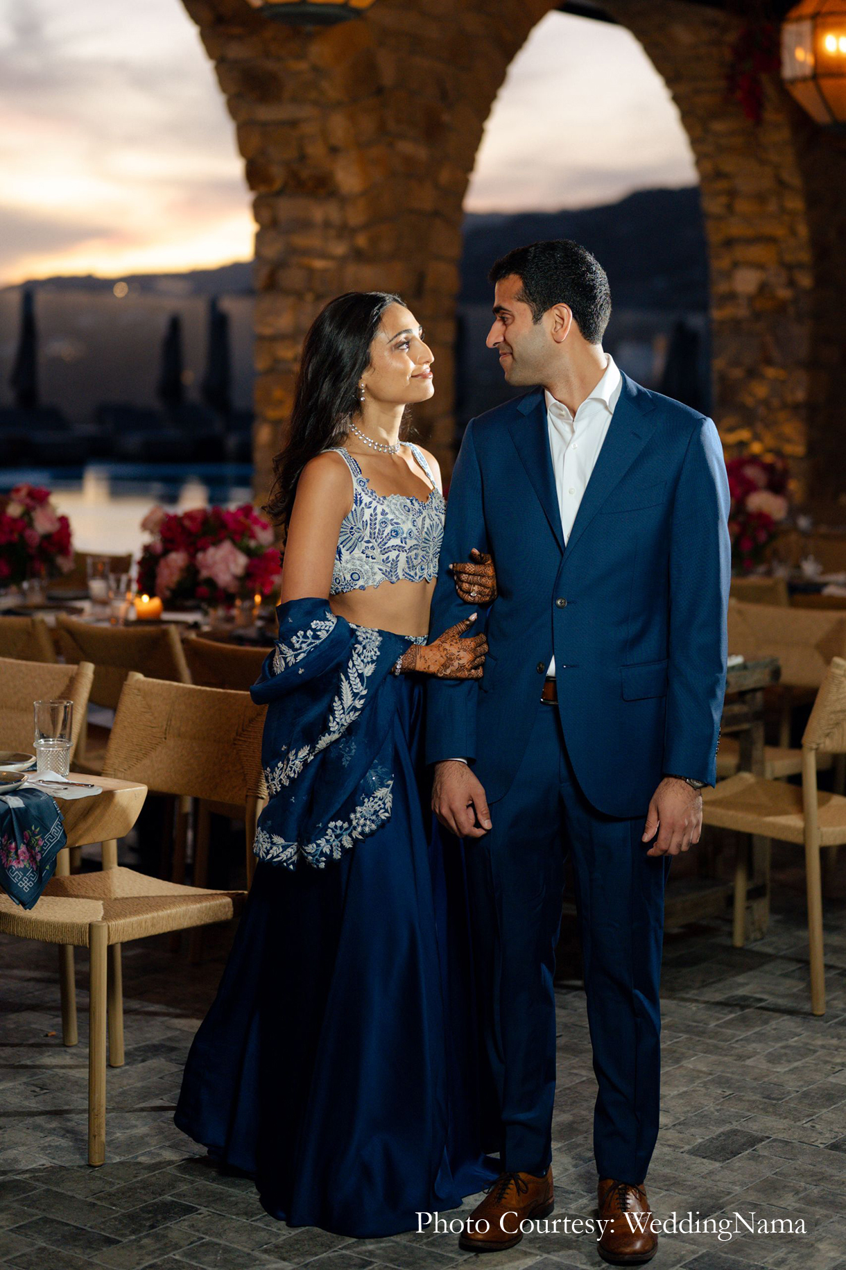Nikita Agarwal and Rishi Khanna, Mykonos