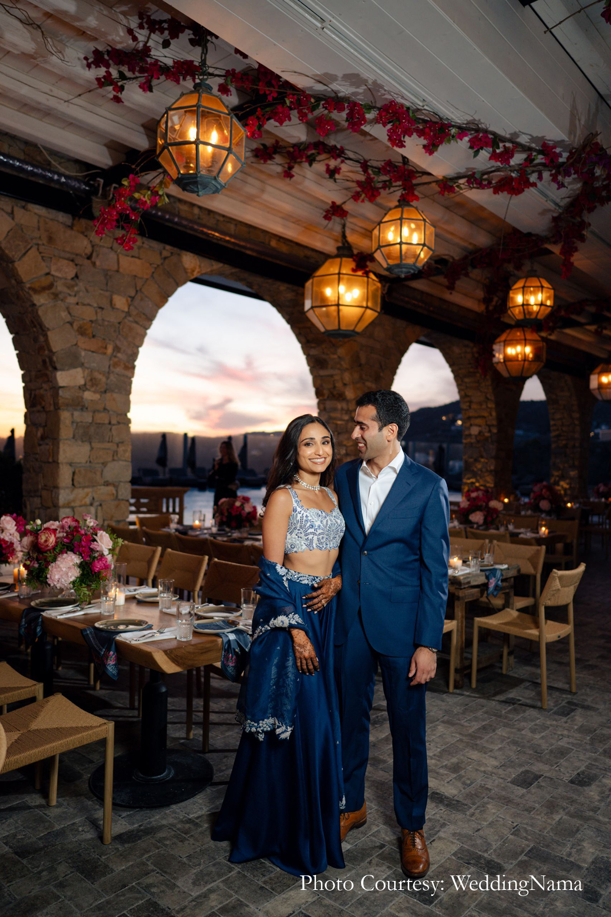 Nikita Agarwal and Rishi Khanna, Mykonos